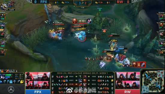 FPX VS RW 1:0 FPX获得胜利