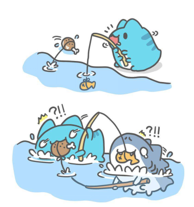 钓鱼？谁钓谁还不一定呢！