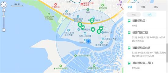 深圳289数字半岛交通图