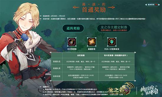 首通道具奖励