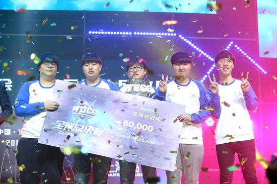 韩国全南科学大学夺得WUCG全球总决赛LOL冠军