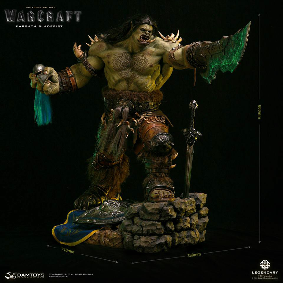 知名手办厂商又一力作 魔兽电影雕像卡加斯·刃拳