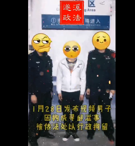 湛江遂溪一男子发短视频造谣被拘留