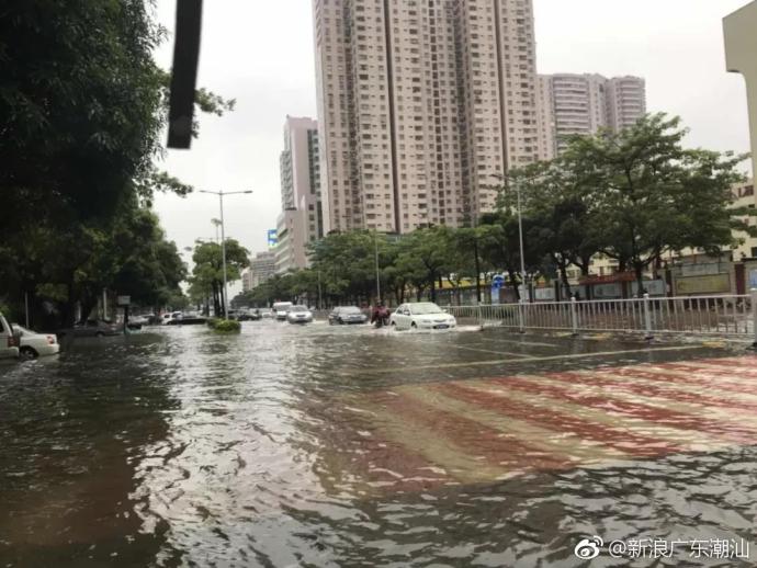 潮汕多地出现严重积水