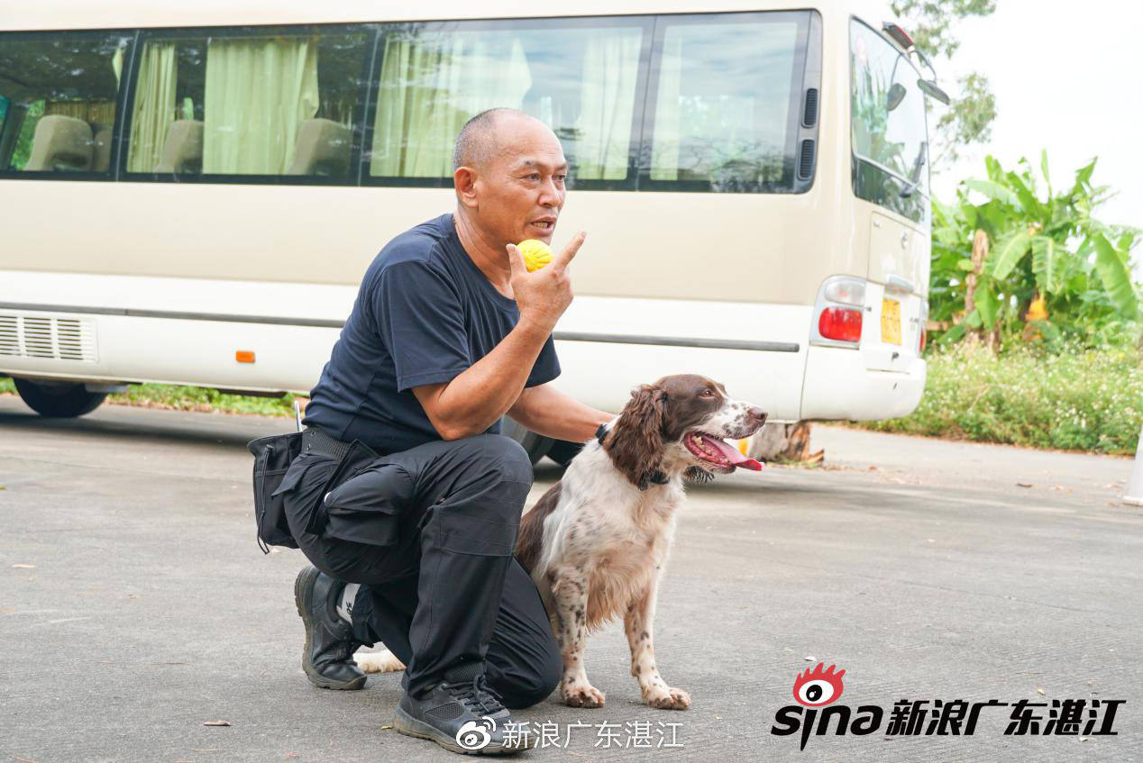 探访湛江警犬训练基地警犬 训导员及其战友“汪星人”