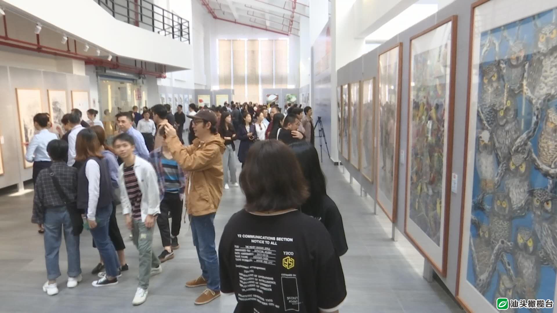 汕职院展示百件美术与设计艺术作品