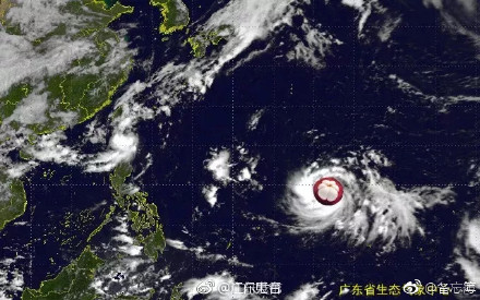 台风“山竹”周末进入南海