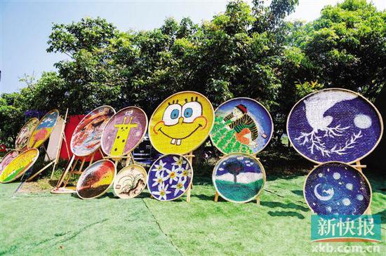■各具特色的作品。