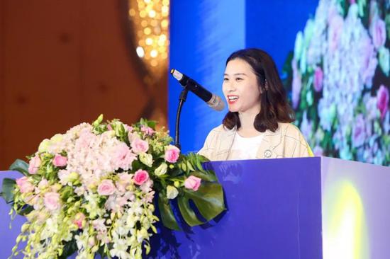 汕尾青年代表张晓丹发言