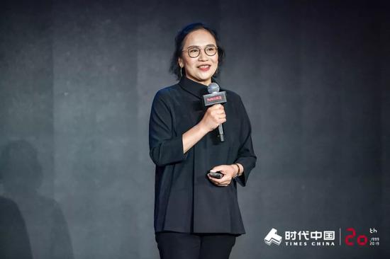  ▲时代中国景观总工黄征征介绍时代美学研究院