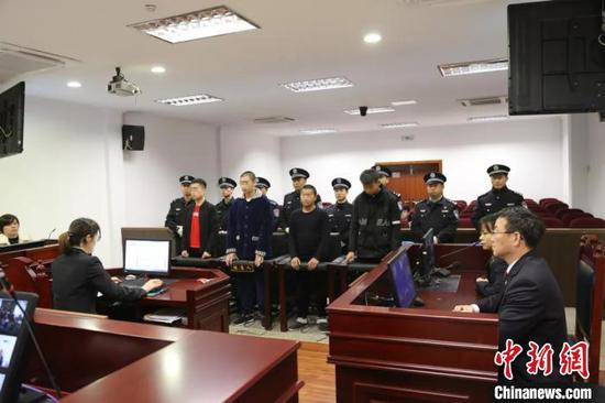 庭审现场。 桐庐法院 供