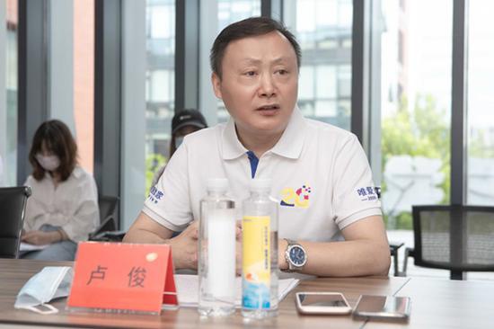（图为我爱我家集团党委书记、副总裁卢俊）