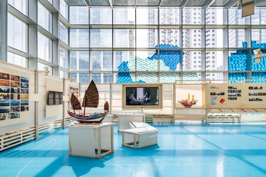 “海丝回响·泛舟记”文化展展陈空间