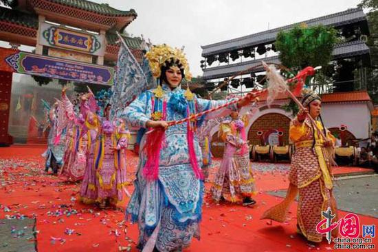 美丽茶山幸福游会现场