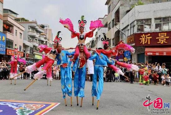美丽茶山幸福游会现场