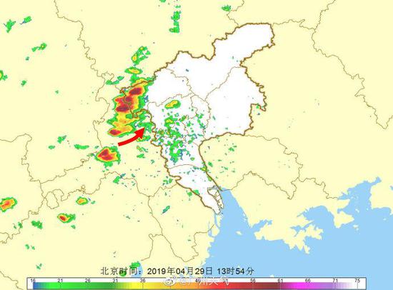 狂风暴雨马上到！预计15时前后广州市区将转雷雨