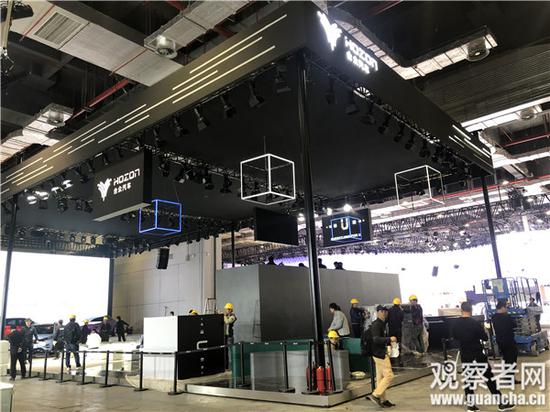 英菲尼迪展台: