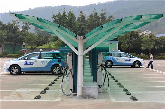 惠州供电部门试点建 新能源汽车公共充电桩_惠
