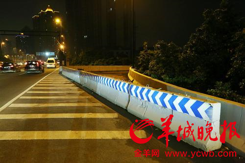 内环路为如意坊过江通道预留的接口 梁怿韬 摄