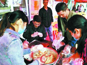 包白水角活动现场。