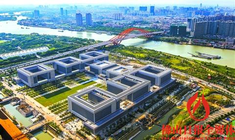 中德工业服务区、中欧城镇化合作示范区等国际品牌聚集佛山新城。/佛山日报记者周春摄(资料图片)