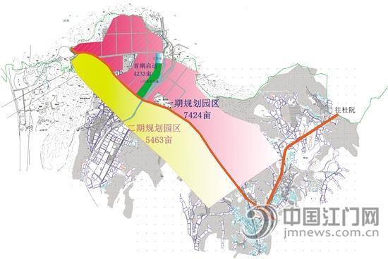 新会装备产业园（大泽园区）作为新会区银洲湖“5+6”工业园区之一，是江门中欧合作区核心区的重要组成部分。资料图