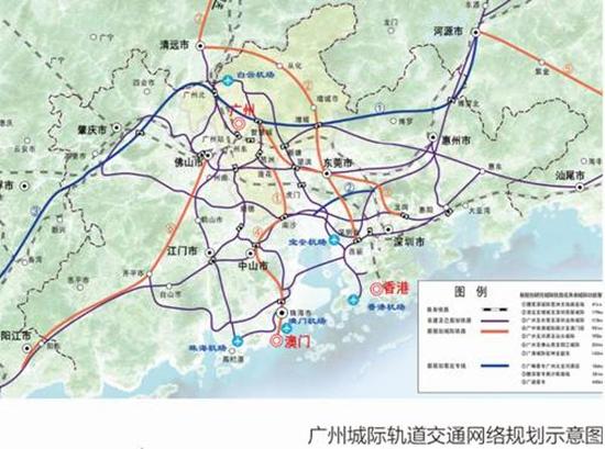 在地下，广州地铁通行里程将继京沪之后第三个突破300公里大关，跻身全球前十。