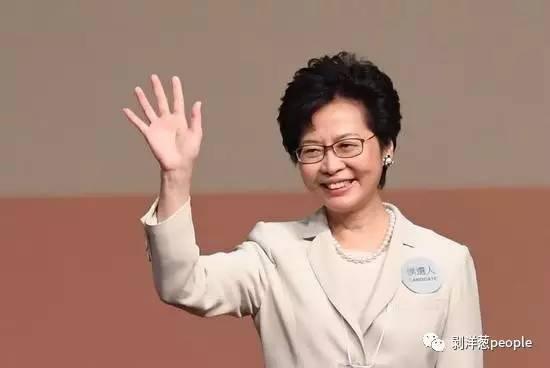 3月26日,林郑月娥在香港特区第五任行政长官选举中胜出。图片来自新华社