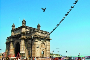 孟买的印度门是一个必去的景点
