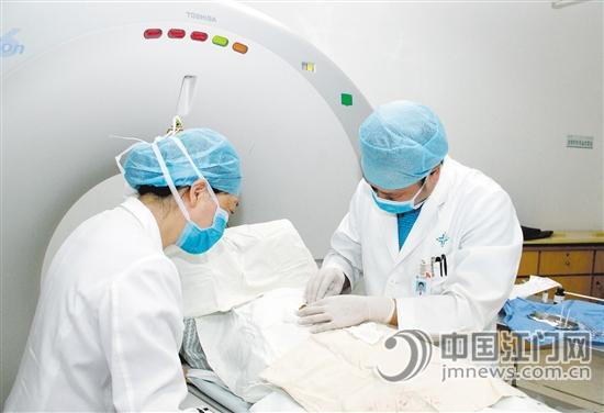 江门市人民医院肿瘤科巧去囊肿 39岁患者终圆