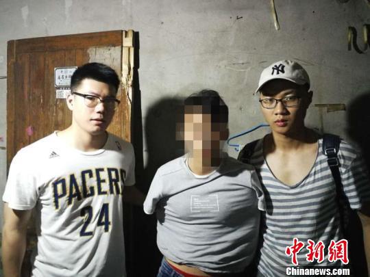图为:警方抓获的犯罪嫌疑人。杭州公安供图