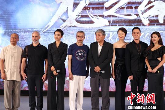 战争动作电影《龙之战》30日在京举行首映礼。 主办方供图