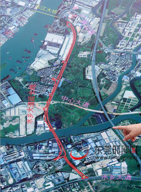  2017年8月4日，东莞市水乡大道延长线动工仪式举行。图/全媒体记者 程永强 摄