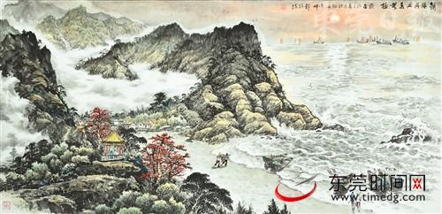 ■郑孙堤作品《朝阳冉冉春无极》