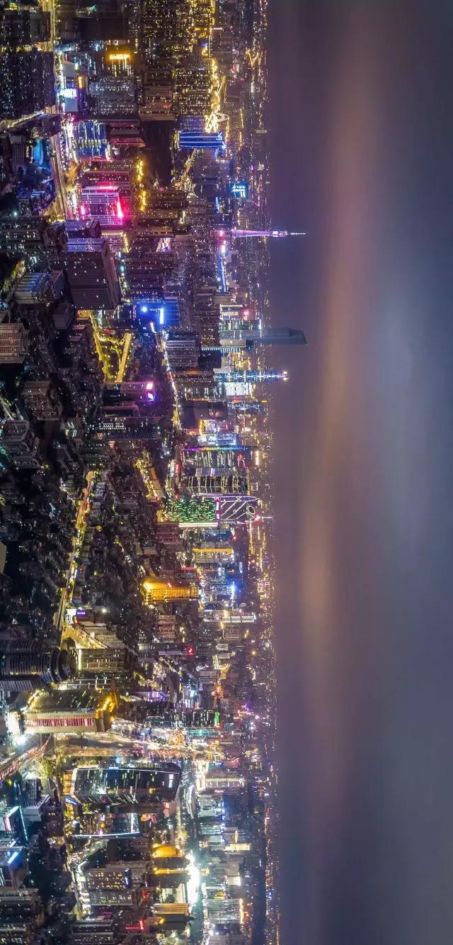 美丽的广州夜景航拍
