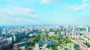 昨日,东莞出现蓝天白云的好天气。广州日报全媒体记者卢政 摄