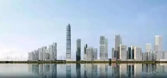 广州国际金融城规划效果图