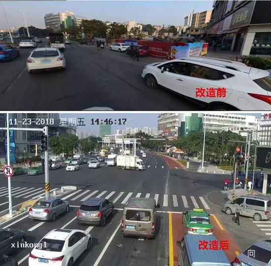 三台石路交兰埔路路口▲