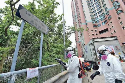香港食环署人员灭蚊
