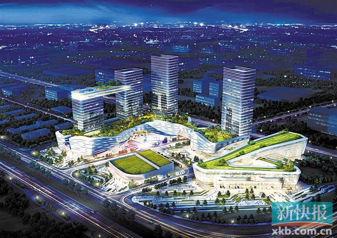 ■广州市白云区永平汽车小镇项目规划设计图。 通讯员供图