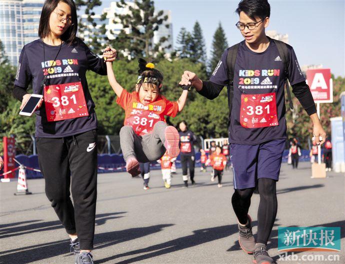  广州马拉松举行预热赛亲子跑 六位宣传大使走马上任