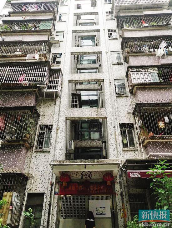 加装电梯前