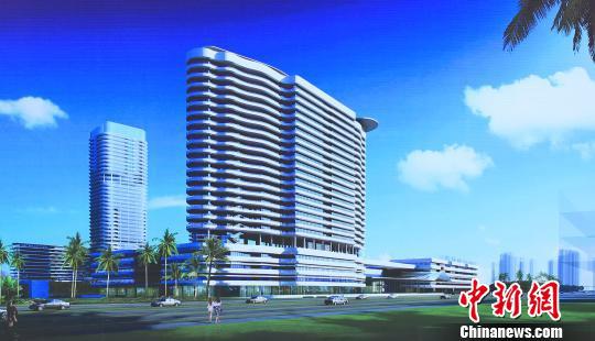 中山大学附属第一（南沙）医院效果图。南沙宣传部供图