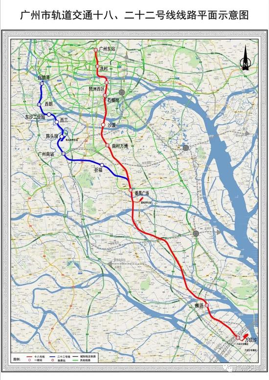 与普通地铁线路相比，十八和二十二号线有快、多、长等特点！↓↓↓