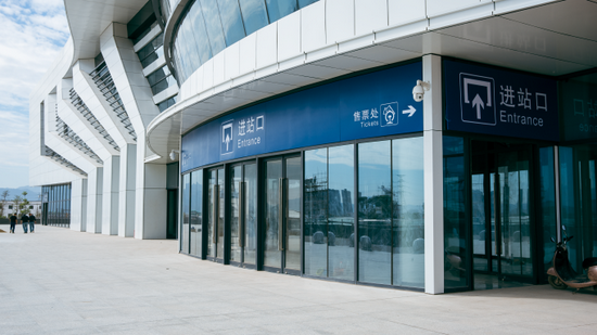 △目前站房基本已经建设完毕
