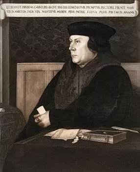 这幅画名称为托马斯·克伦威尔(Thomas Cromwell),于1537年创作,作者汉斯·霍尔拜因(Hans Holbein)采用绘画后再雕刻的形式处理
