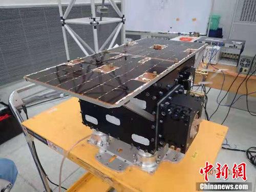 “天智一号”卫星发射前在地面进行测试。中科院软件所/供图