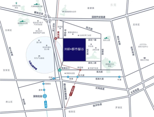 共联都市智谷 交通图