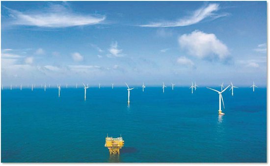 广东湛江徐闻海上风电场（资料图） 受访者供图