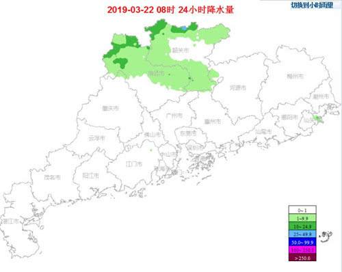 22日粤北已降温超过10℃ 广东各地周末清凉有雨